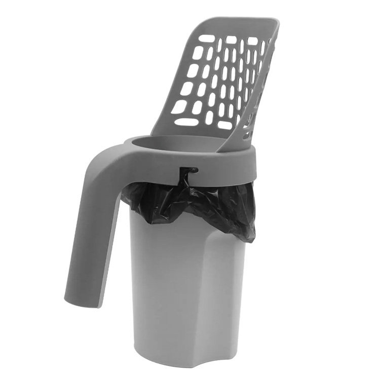 2 in 1 Cat Litter Excrement Portable All-in-one Cat Litter Scoop