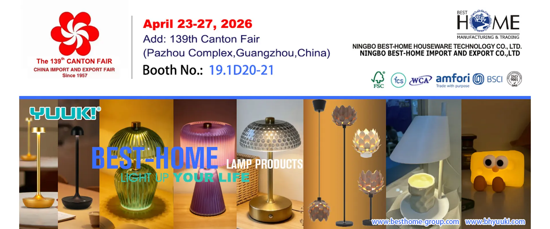 Canton Fair - Table Lamps