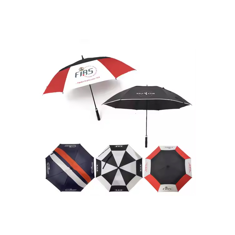 30inch High Quality Large Golf Umbrella Fiberglass Windproof