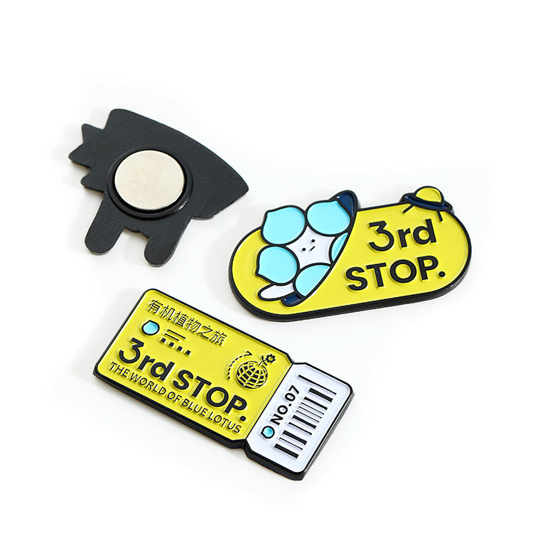 3d Usa Cute Souvenir Embossed Custom Metal Fridge Magnet