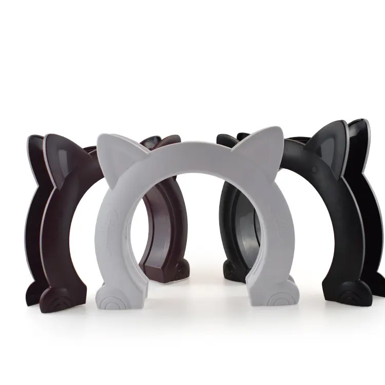 Adjustable Thickness Cat Door for Kitties Indoor Cat Door