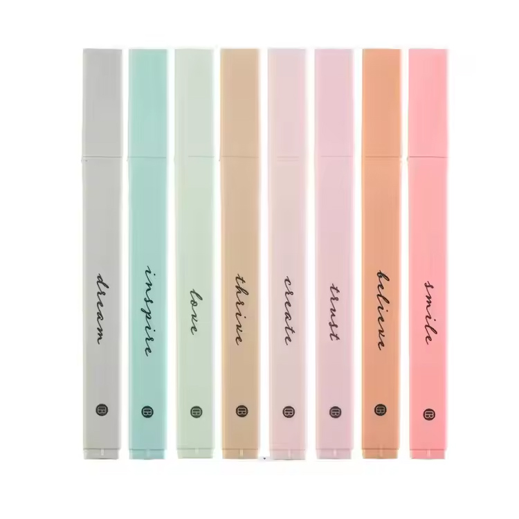 Aesthetic Bible Highlighters Pens No Bleed with Chisel Tip