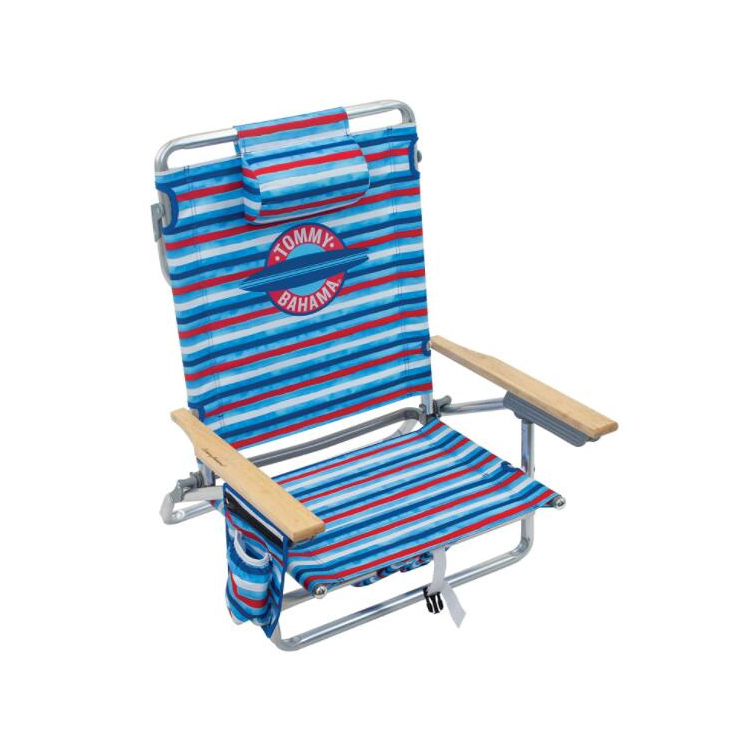 Classic Flat-Fold Backpacking-Style Outdoor Beach Chair