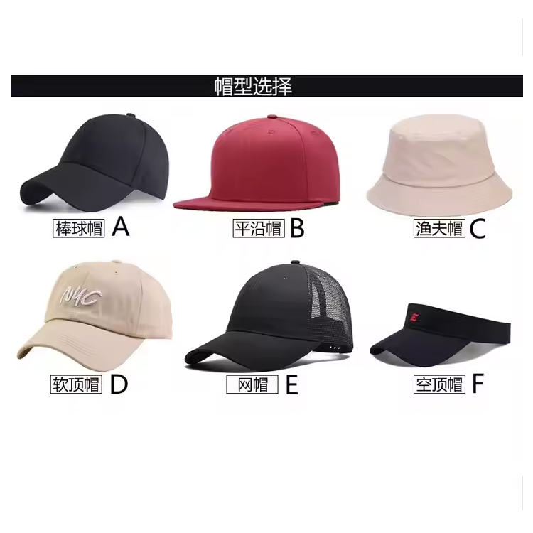 Custom 5 Panel and 6 Panel Trucker Cap Baseball Cap Hat logo