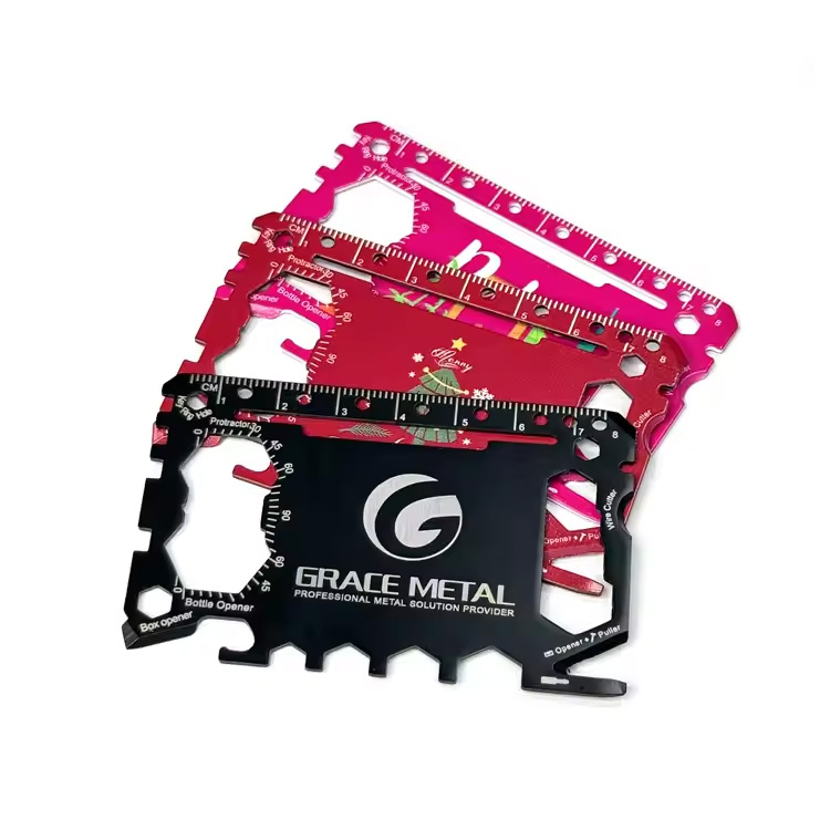 Customized LOGO Stainless Steel Multi Function Card Tool