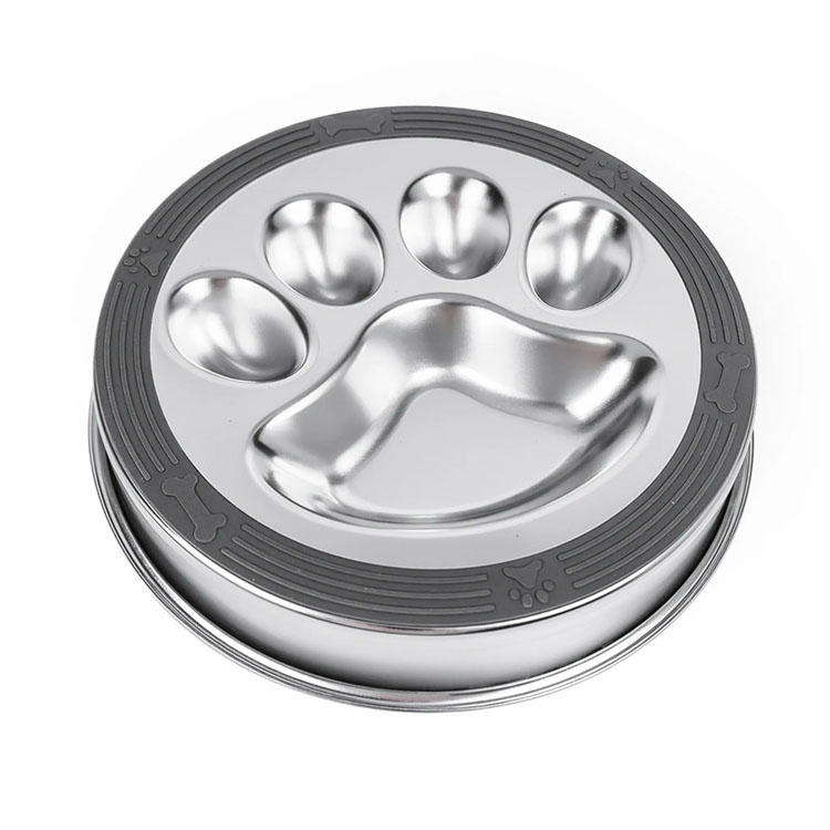 Dog Bowl Featuring Non-Slip Silicone Mat Dog Food Eating Bowl