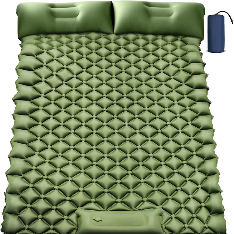 Double-Person Camping Sleeping Pad Inflatable Camping Pad