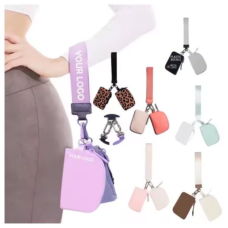 Dual Pouch Dualbag, Wristlet, Dual Pouch,keychain Bag