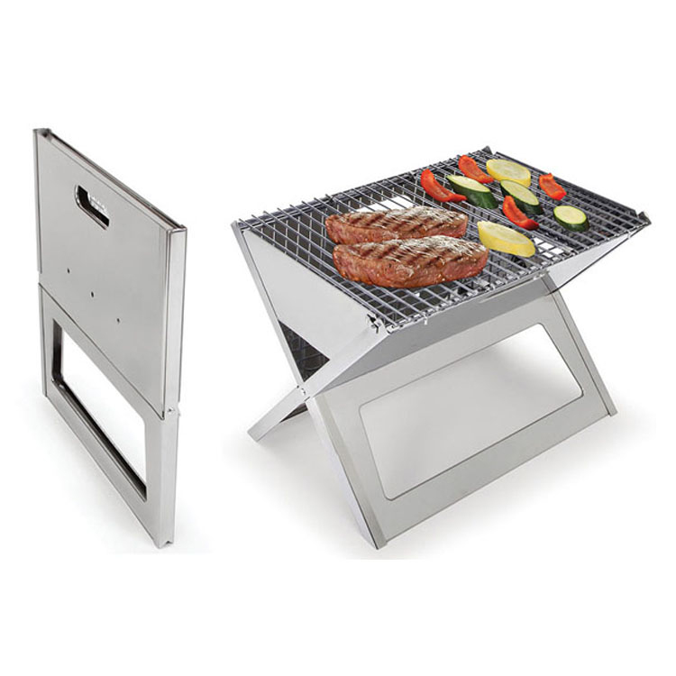 Easy to Carry Camping Outdoor Stainless Steel Folding Bbq Grill