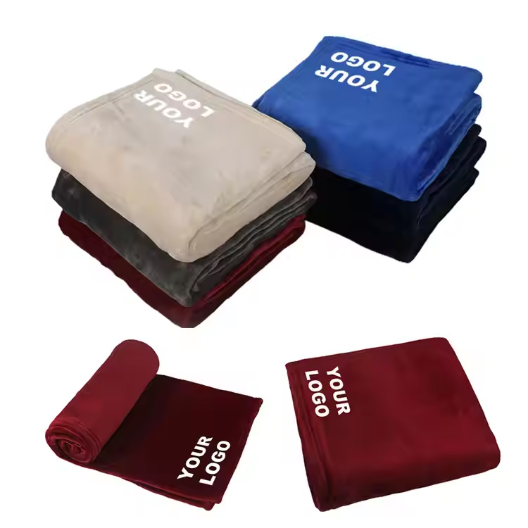 Eco-Friendly Promotional Plush Fluffy Coral Fleece Blanket