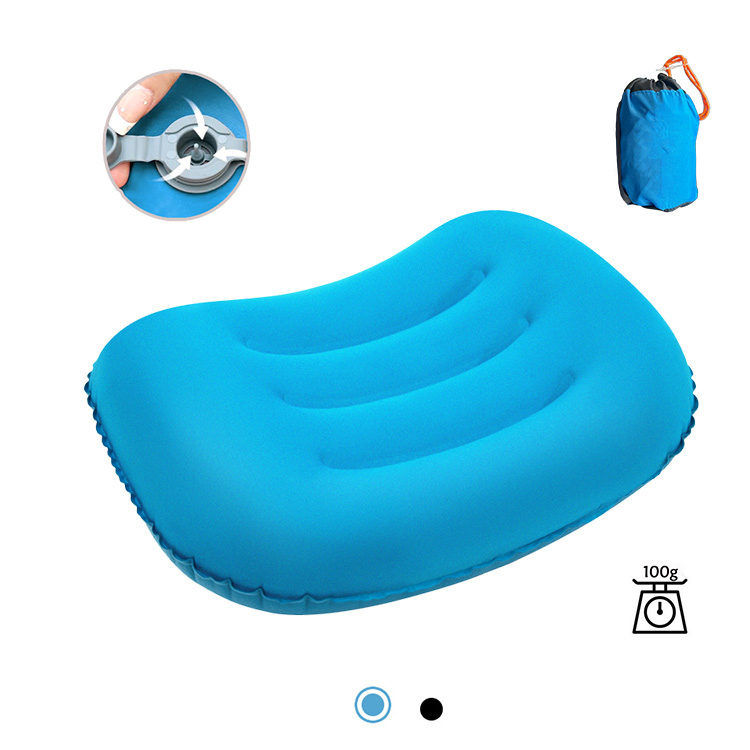Ergonomic Inflatable TPU Compressible Camping Pillow