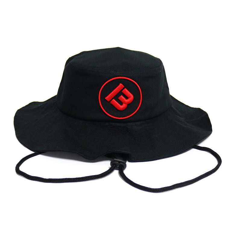 Factory Direct UV protection Hat Wide Border Windbreak Rope