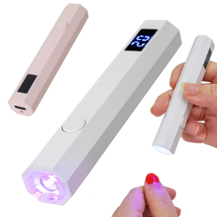 Handheld Manicure Lamp with Digital Display Mini Baking Lamp