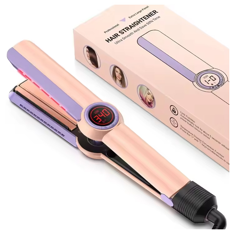 High Performance Hair Straightener Wide Plates Flat Iron