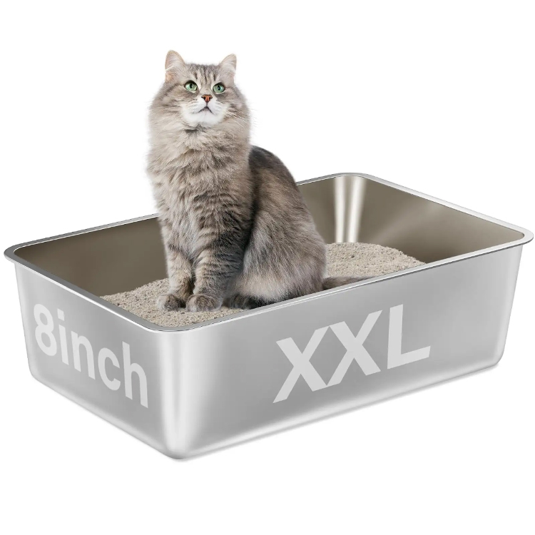High Sided Non Stick Smooth Surface Cat Litter Box