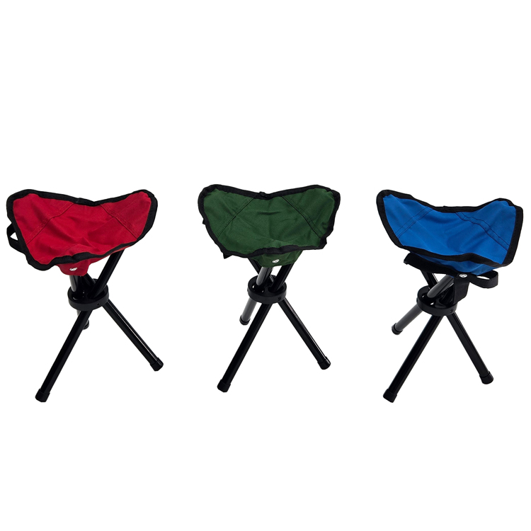 Lightweight Oxford Cloth Three-Legged Folding Tripod Chair