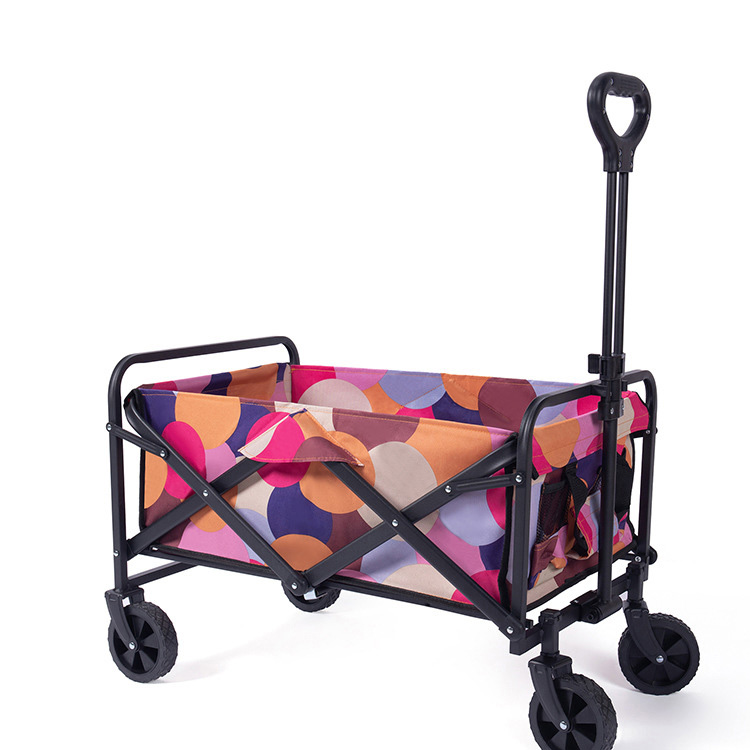 Low Price Foldable Collapsible Utility Cart Wagon Iron Material