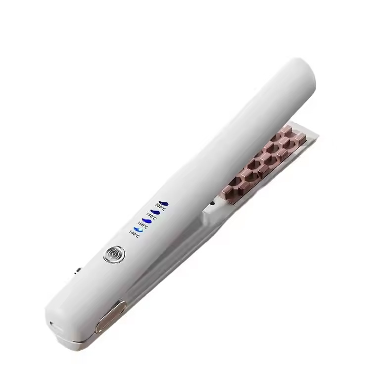 Mini Wireless Rechargeable Hair Straightener and Curling Iron