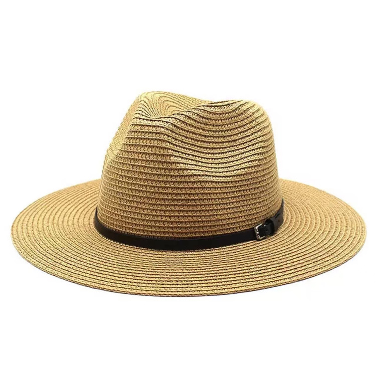 New Fashion Cowboy Jazz Style Straw Hat Sunshade Sunscreen