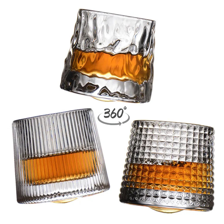 Old Fashioned Whisky Glasses Tumbler Rocks Bar Glass