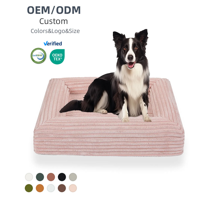 Orthopedic Dog Bed Memory Foam Washable Pet Bed