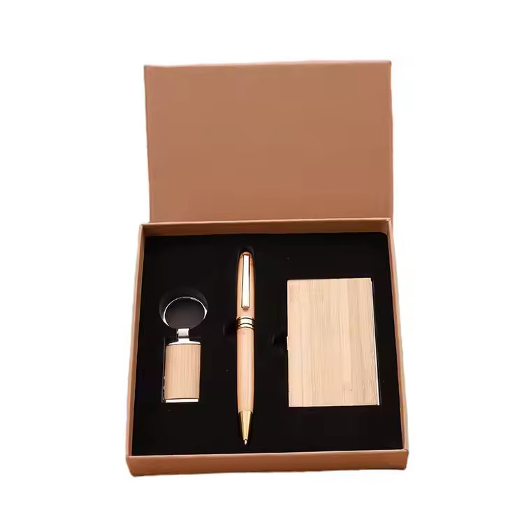 Pen Executive Employee Promotional Business Wooden Gift Set