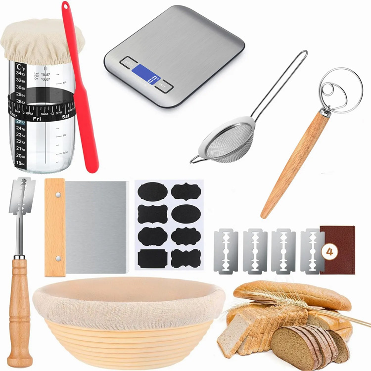 Premium Baking Scale Digital Kitchen Scale Bread Basket Set