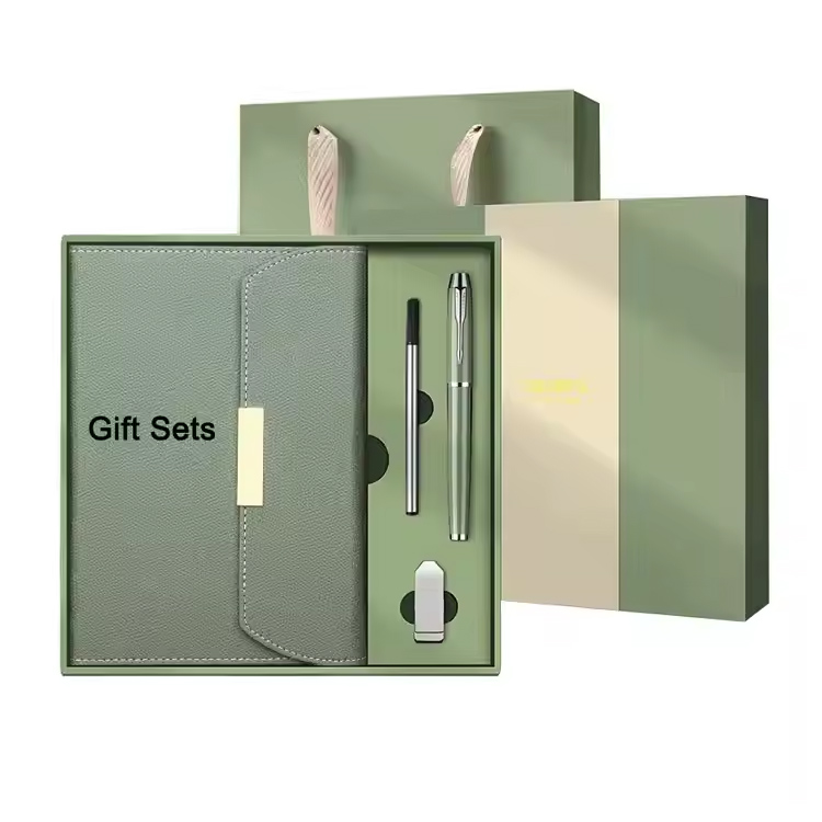 Premium Promotional Business Gift Set 4 in 1 Notebook Pen