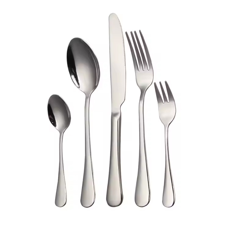 Restaurant Stainless Steel Cutlery Fork Knife Set Silverware