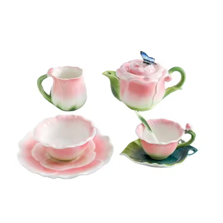 Rose Ceramic 160ml 300ml 650ml High Quality Luxury Mug