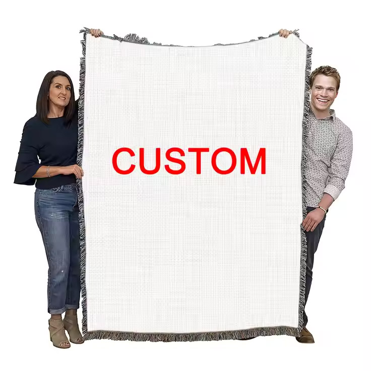 Sherpa Throw Fleece Blanket Flannel Woven Blanket TV Blanket