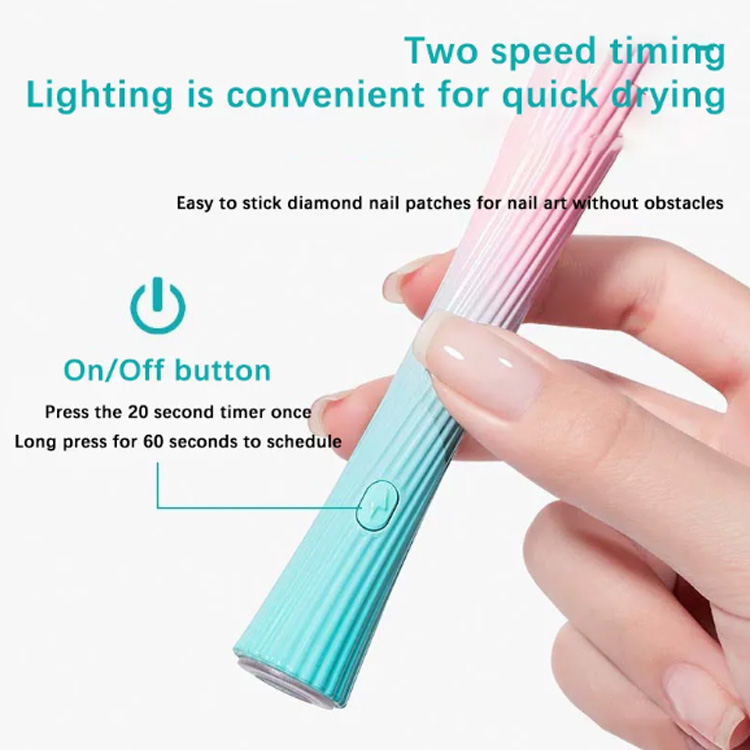 Small Power Storage Mini Baking Nail Art Handheld Lamp