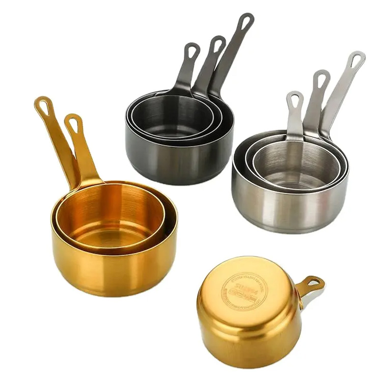 Stainless Steel 304 Metal Dip Sauce Mini 3pcs Sauce Cup Bowl