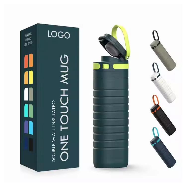 Touch Lid 500ml Stainless Steel Vacuum Insulated Travel Mug