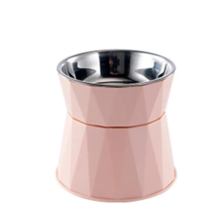 Triangle Pattern Easy Cleaning Stainless Steel Dog Bowls