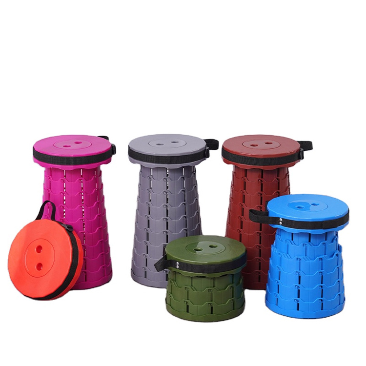 Upgraded Collapsible Stool Bench Adult Portable Retractable