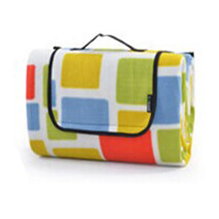 Waterproof-Backed Large Camping Mat for Picnics Handle