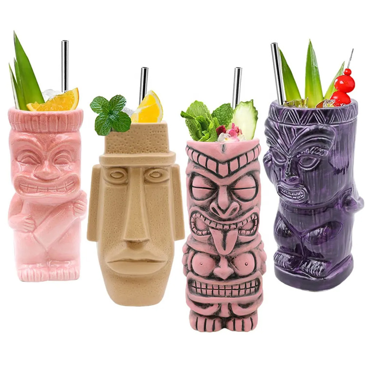 Wholesale High Grade Handmade Funny Hawaii Glasses Cups