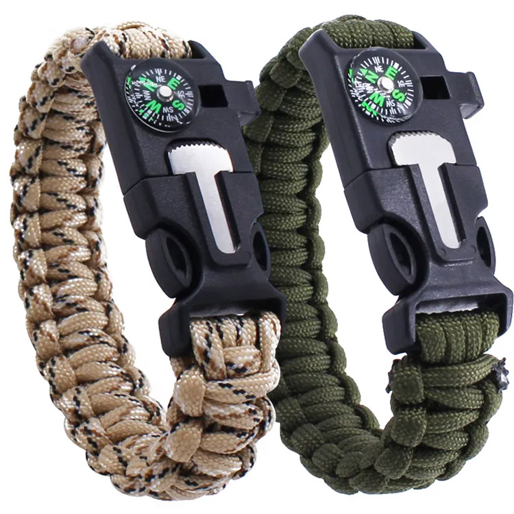 Wholesale Sample Survival 550 LBS Tactical Paracord Bracelet